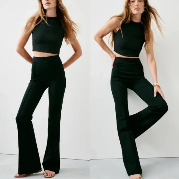 SPANX Super Smooth Perfect Fit Ponte Flare Pant High Rise Size XL NEW - Picture 9 of 17